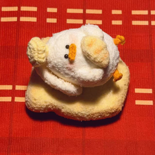 Duck on bed