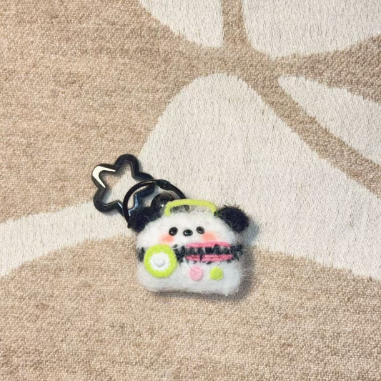 Panda Cassette Charm